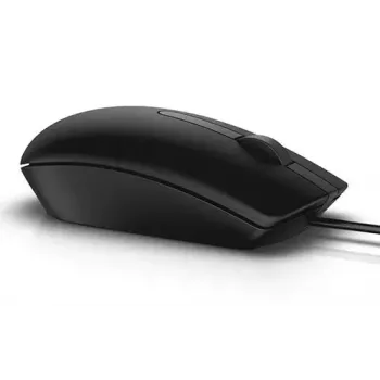 Dell MS116 pelė biurui, ambidekstrinė, USB Type-A, optinė, 1000 DPI