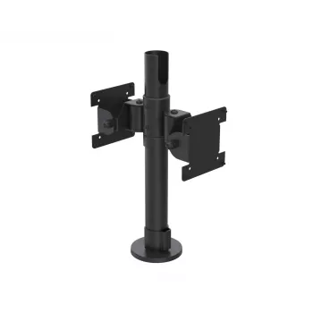 Ergonomic Solutions SpacePole POS laikiklis dviem monitoriams atgal į nugarą, VESA 75/100