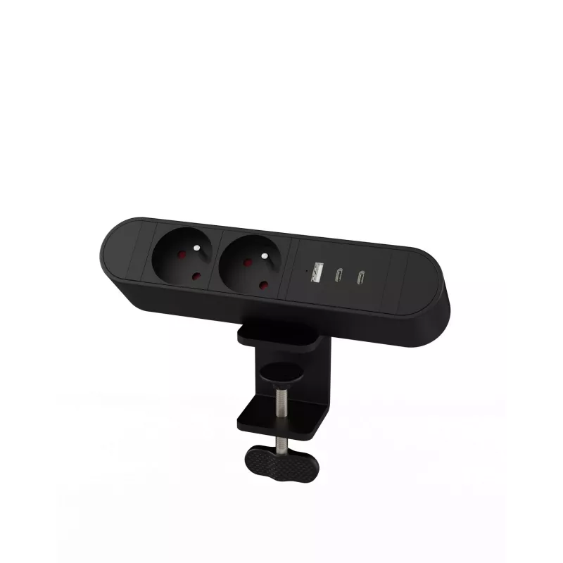 MicroConnect MC-MDPS-FR2-30W kelių lizdų maitinimo blokas, 2 kištukiniai lizdai, 30W