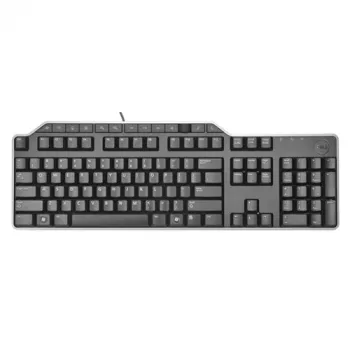 DELL KB-522 klaviatūra biurui USB QWERTZ vokiška juoda pilno dydžio laidinė