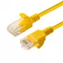 Microconnect V-UTP6A0015Y-SLIM tinklo kabelis geltonas 0,15 m Cat6a U/UTP