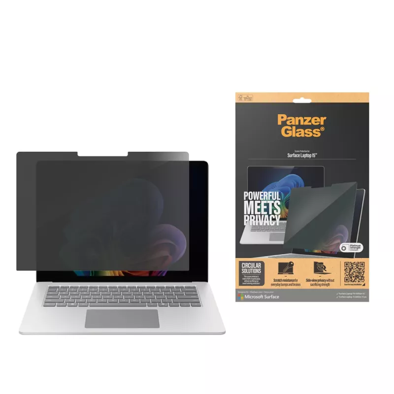 PanzerGlass ® Privatumo ekrano apsauga Microsoft Surface Laptop 7th Edition 15'' | Ultra-Wide Fit