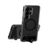PanzerGlass CARE™ Urban Explorer Dėklas Samsung Galaxy S26 Ultra — Skaidrus dėklas su juodu stoveliu ir Qi palaikymu