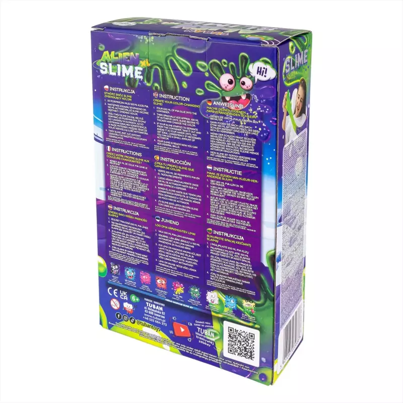 Vaikų kūrybinis rinkinys TUBAN DIY SLIME ALIEN XL, įvairiaspalvis, nuo 6 metų