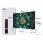 TCL 65Q6C televizorius 165,1 cm (65 colių) 4K Ultra HD Smart TV QD-Mini LED Wi-Fi Metalinė