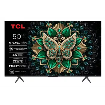 Televizorius TCL 50Q6C 127 cm (50 colių) 4K Ultra HD Smart TV Wi-Fi Metalinė