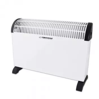 Elektrinis konvektorinis šildytuvas ESPERANZA EHH008 — 2000 W, 3 galios lygiai, reguliuojamas termostatas, baltas