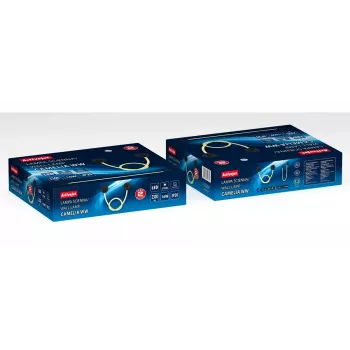 LED sieninis šviestuvas ActiveJet AJE-CAMELIA WW, juodas, 16 W, 2300 lm, 2700 K, 1580×120×65 mm