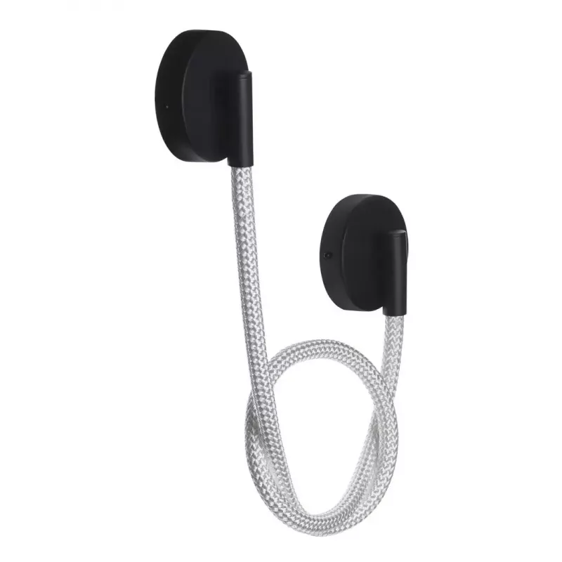 LED sieninis šviestuvas ActiveJet AJE-CAMELIA WW, juodas, 16 W, 2300 lm, 2700 K, 1580×120×65 mm