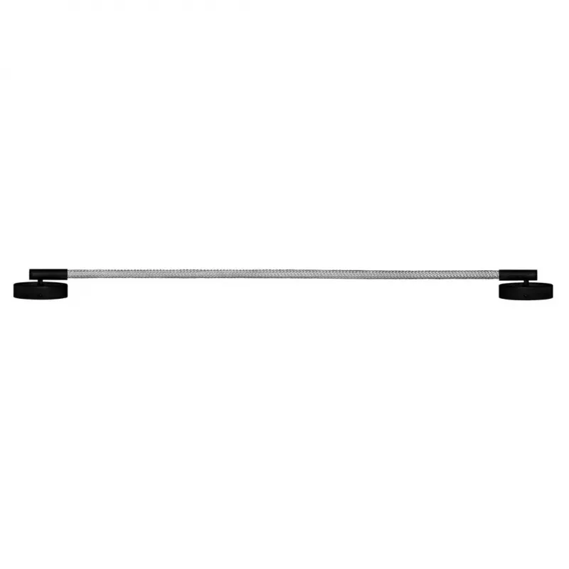 LED sieninis šviestuvas ActiveJet AJE-CAMELIA WW, juodas, 16 W, 2300 lm, 2700 K, 1580×120×65 mm