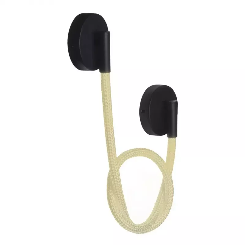 LED sieninis šviestuvas ActiveJet AJE-CAMELIA WW, juodas, 16 W, 2300 lm, 2700 K, 1580×120×65 mm