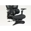 Ergonominė biuro kėdė ActiveJet YK848 – tinklinis atlošas ir sėdynė, juoda, atlošas 50,5×57 cm, sėdynės plotis 48,5 cm