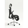 Ergonominė biuro kėdė ActiveJet YK848 – tinklinis atlošas ir sėdynė, juoda, atlošas 50,5×57 cm, sėdynės plotis 48,5 cm