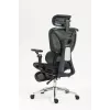 Ergonominė biuro kėdė ActiveJet YK848 – tinklinis atlošas ir sėdynė, juoda, atlošas 50,5×57 cm, sėdynės plotis 48,5 cm