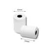 Terminis kvitų rulonas QOLTEC 57 x 30 mm 55 g/m² be BPA, šerdis 17 mm, 10 vnt.