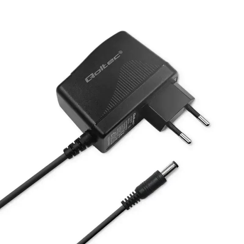 Qoltec 52397 tiesiai į lizdą jungiamas maitinimo blokas, 24 W, 12 V, 2 A, 5,5 x 2,1 mm