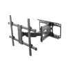 TV laikiklis sieninis Cabletech LEC-UCH0205 37–70 colių ekranams, VESA 600x400, apkrova 60 kg, juodas