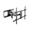 TV laikiklis sieninis Cabletech LEC-UCH0205 37–70 colių ekranams, VESA 600x400, apkrova 60 kg, juodas