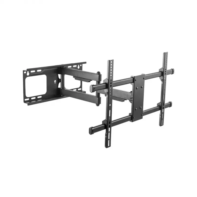 TV laikiklis sieninis Cabletech LEC-UCH0205 37–70 colių ekranams, VESA 600x400, apkrova 60 kg, juodas