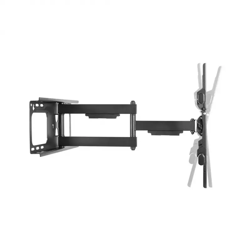 TV laikiklis sieninis Cabletech LEC-UCH0205 37–70 colių ekranams, VESA 600x400, apkrova 60 kg, juodas