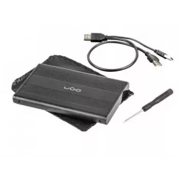Išorinis HDD/SSD dėklas uGo Marapi S120 Juodas 2,5 colio