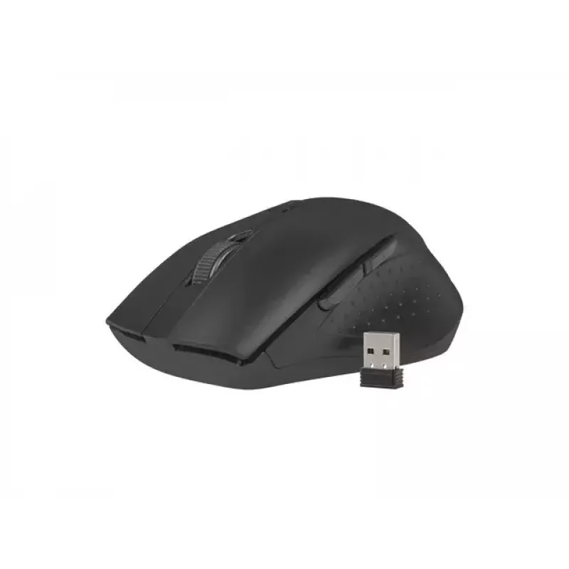 Belaidis klaviatūros ir pelės rinkinys NATEC Stingray NZB-1440 — RF belaidis, pilno dydžio 108 klavišų QWERTY, JAV anglų, juoda