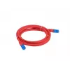 LANBERG RJ-45 Cat6a jungiamasis laidas PCF6A-10CC-0100-R, 1 m, S/FTP, CCA, LSZH, raudonas