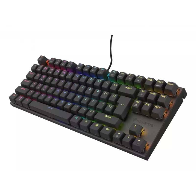 GENESIS Thor 303 TKL klaviatūra žaidimams USB QWERTY US English Juoda