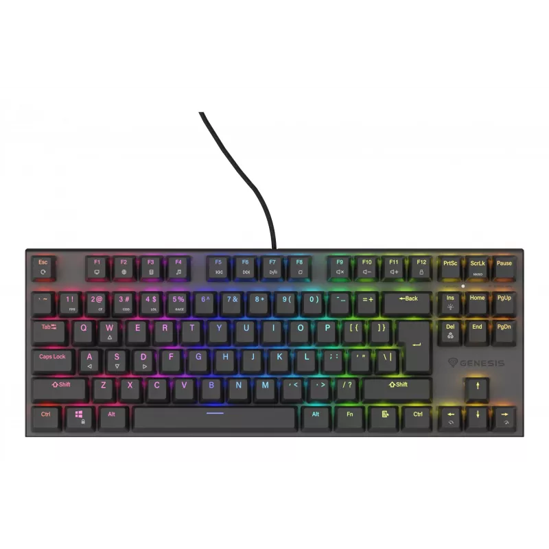 GENESIS Thor 303 TKL klaviatūra žaidimams USB QWERTY US English Juoda