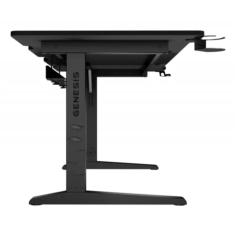 GENESIS NDS-2250 kompiuterinis stalas Juodas