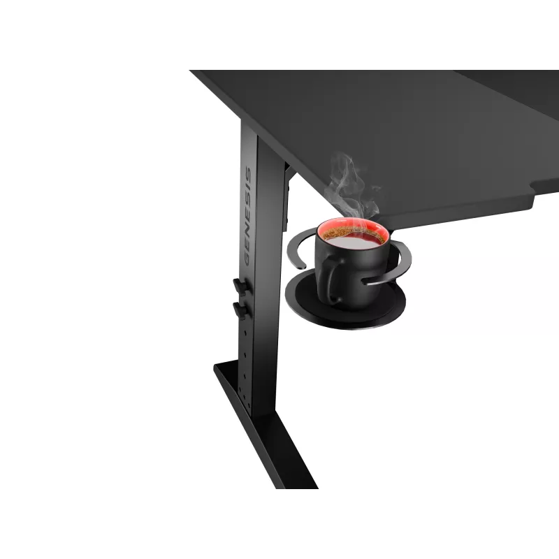 GENESIS NDS-2250 kompiuterinis stalas Juodas