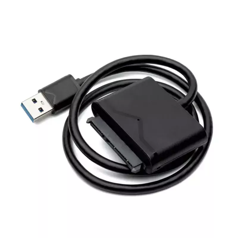 SAVIO AK-39 USB 3.0 į SATA III adapteris 3,5/2,5 colių diskams su maitinimo šaltiniu, juodas