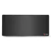 Pelėdos kilimėlis SAVIO Black Edition Turbo Dynamic XL — žaidimų audinys/guma 900×400×3 mm, dygsniuoti kraštai, neslystanti bazė