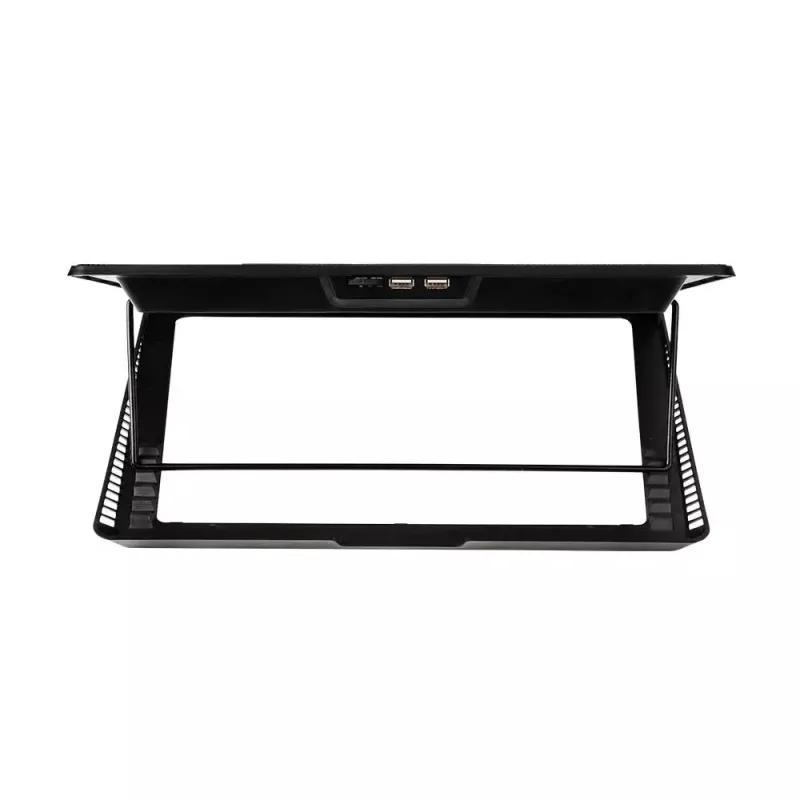 Aušinimo stovas nešiojamam kompiuteriui SAVIO COS-01, 6 ventiliatoriai su apšvietimu, 2000 RPM, USB 2.0, iki 17.3 colių