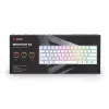 Savio WHITEOUT X2 RED Gaming klaviatūra USB QWERTY mechaninė 61 klavišas