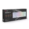 Savio WHITEOUT X2 RED Gaming klaviatūra USB QWERTY mechaninė 61 klavišas