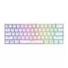 Savio WHITEOUT X2 RED Gaming klaviatūra USB QWERTY mechaninė 61 klavišas