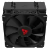 CPU aušintuvas SAVIO Vortex X2 Black – 120 mm ventiliatorius, aukštis 157 mm, PWM, suderinamas su LGA 2066
