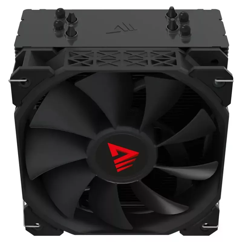 CPU aušintuvas SAVIO Vortex X2 Black – 120 mm ventiliatorius, aukštis 157 mm, PWM, suderinamas su LGA 2066