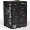 CPU aušintuvas SAVIO Vortex X2 Black – 120 mm ventiliatorius, aukštis 157 mm, PWM, suderinamas su LGA 2066