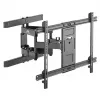 Sieninis TV laikiklis MACLEAN MC-881, 37–85 colių, VESA iki 600x400, apkrova 60 kg, juodas
