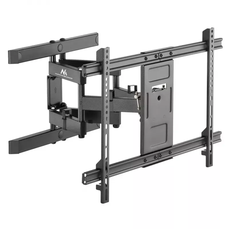 Sieninis TV laikiklis MACLEAN MC-881, 37–85 colių, VESA iki 600x400, apkrova 60 kg, juodas