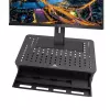 Laptop stovas MACLEAN MC-946 13–32 colių, 3 aukščio lygiai (11/13/15 cm), stalčius, juodas, iki 20 kg