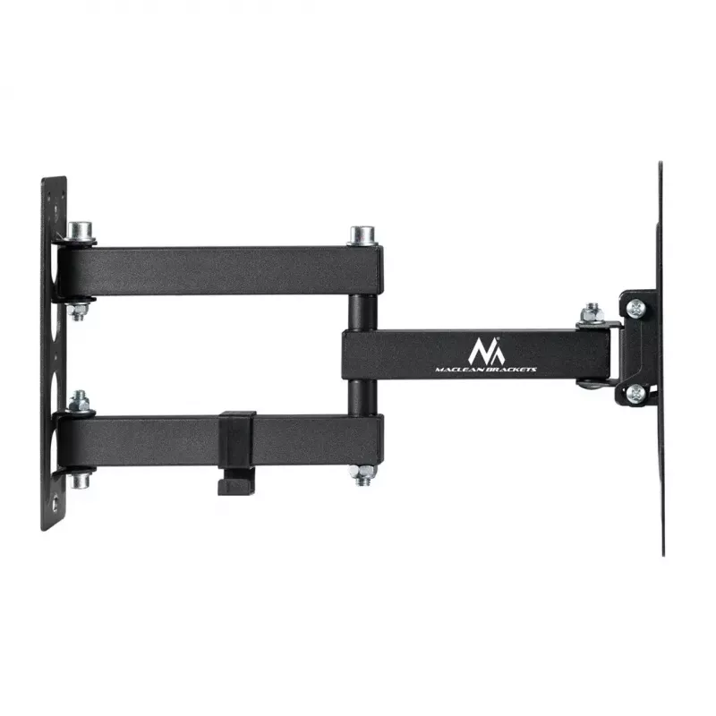 Laikiklis sieninis MACLEAN MC-700N VESA 200x200 23–43 colių ekranams, max 30 kg, juodas