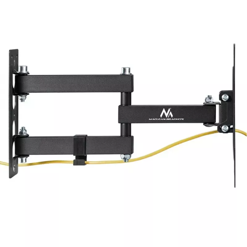 Laikiklis sieninis MACLEAN MC-700N VESA 200x200 23–43 colių ekranams, max 30 kg, juodas