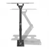 Laikiklis sieninis MACLEAN MC-700N VESA 200x200 23–43 colių ekranams, max 30 kg, juodas