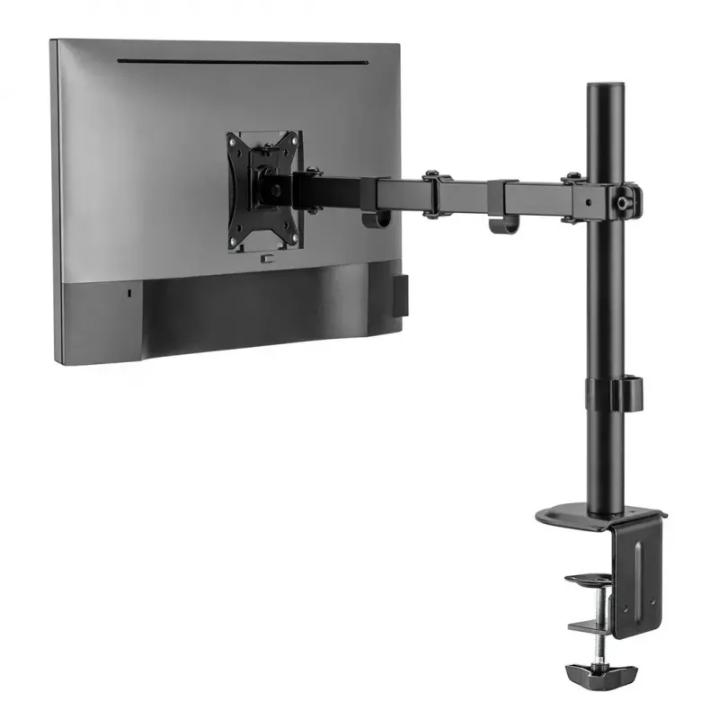 Monitorio laikiklis ant stalo MACLEAN MC-753N, 17–32 colių, VESA 75x75 / 100x100, 9 kg, pakreipimas ±45°, pasukimas ±180°, aukščio reguliavimas