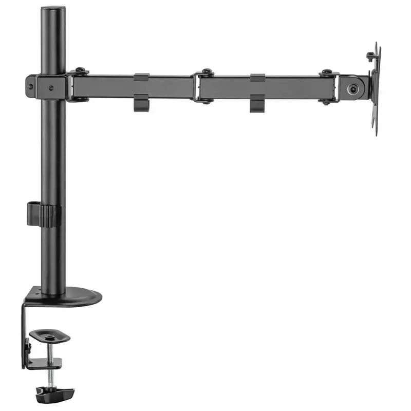 Monitorio laikiklis ant stalo MACLEAN MC-753N, 17–32 colių, VESA 75x75 / 100x100, 9 kg, pakreipimas ±45°, pasukimas ±180°, aukščio reguliavimas