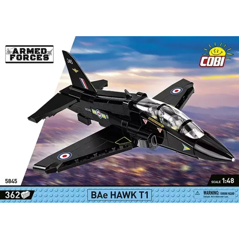 Konstruktorius Cobi BAe Hawk T1 modelio rinkinys 5845 dalių