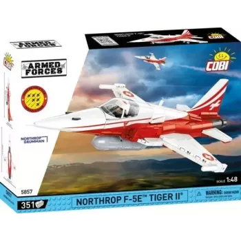 Konstruktorius Cobi Northrop F-5E Tiger II modelis 5857 statybiniai blokeliai